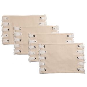 Cupcakes & Cashmere Ghost Fringe Placemats